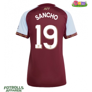 Aston Villa Jadon Sancho #19 Hemmatröja Kvinnor 2025-26 Kortärmad